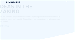 Desktop Screenshot of charlestlee.com